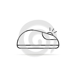 Thin line click computer mouse icon