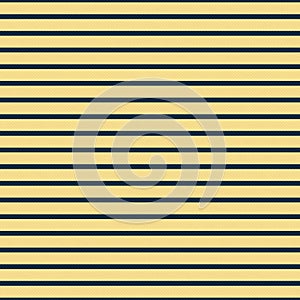 Thin Navy Blue and Yellow Horizontal Striped Textured Fabric Background