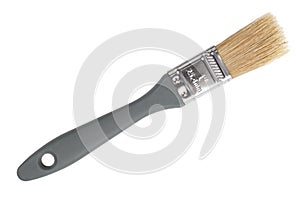 The thin paint brush with natural bristles