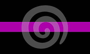 thin purple line flag