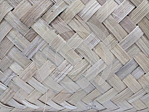 Thin shaved bamboo woven crafts