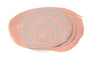 Thin sliced German baloney