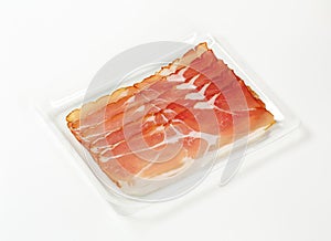 Thin slices of Schwarzwald ham