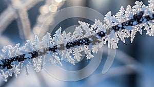 Effect enhancing the contrast between the frost and the dark brown