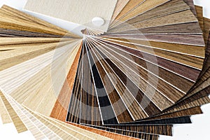 Thin wooden samples sheaf