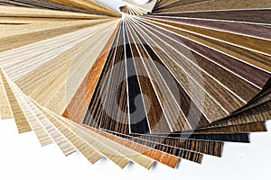 Thin wooden samples sheaf