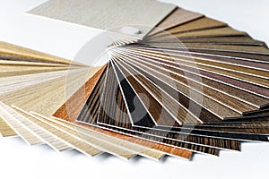 Thin wooden samples sheaf