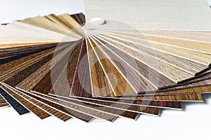 Thin wooden samples sheaf