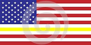 thin yellow line flag