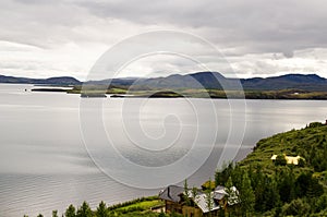 Thingvallavatn Lake in Iceland