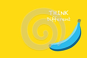 Think different cencept vector and illustration