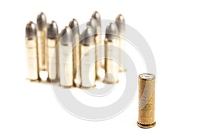 Think different (group of bullets and single bullet