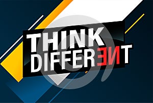 think different poster banner graphic design