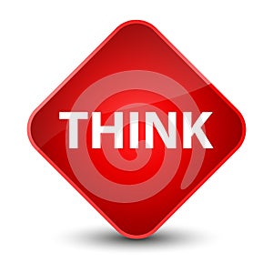 Think elegant red diamond button