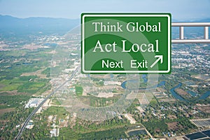 Think global, act local