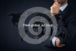 Think global act local photo