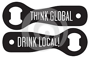 Think Global, Drink Local Craft Beer Design