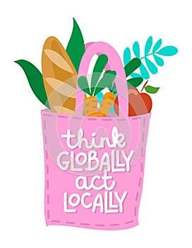Think globally act locally - shop small business, buy family business .