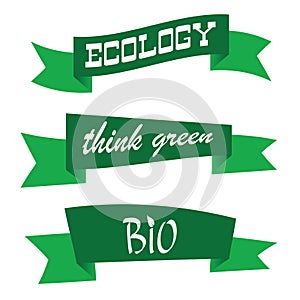 Think green color art vector