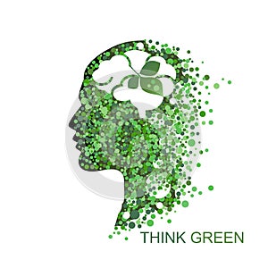 Think green concept