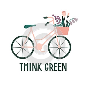 Think green. Eco life concept