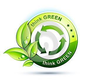 Think green icon