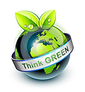 Think green icon