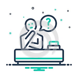 Mix icon for Think, peruse and idea