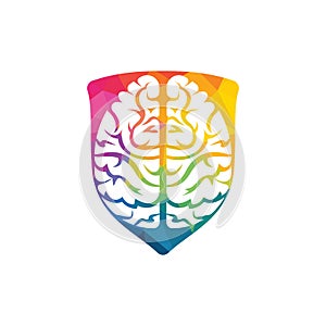 Brainstorm power thinking brain icon.