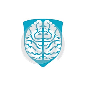 Brainstorm power thinking brain icon.