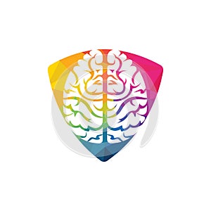 Brainstorm power thinking brain icon.