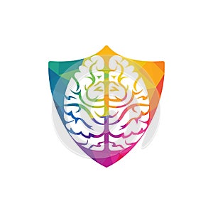 Brainstorm power thinking brain icon.