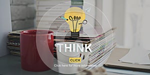 Think Idea Inspiration Planning Thoughts Determination Concept