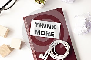 Think more text on card