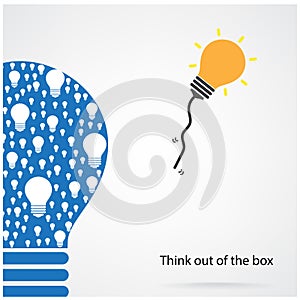 Think out of the box concept