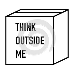 Think outside the box very creative idea