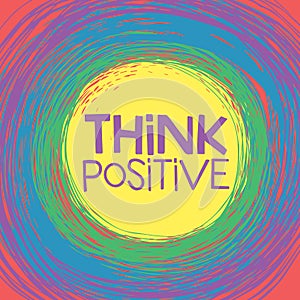 Think Positive card
