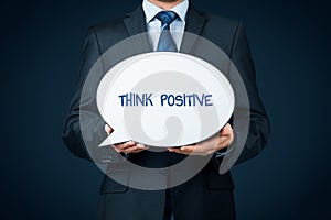 Think positive concept