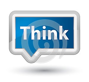 Think prime blue banner button