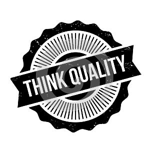 Think Quality rubber stamp