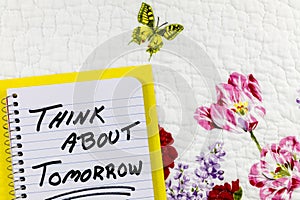 Think tomorrow research future business career leadership success