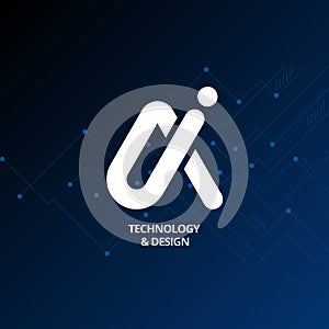 Futuristic Artificial Intelligence and Robotics Concept: