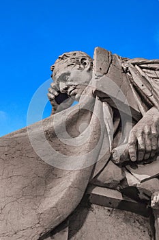 Thinker Man Statue, Rome, Italy