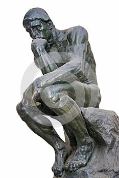 The Thinker - one of the most famous sculptures by Auguste Rodin