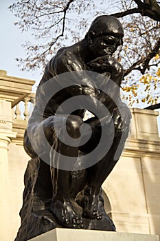 Thinker at Rodin museum, Philadelphia
