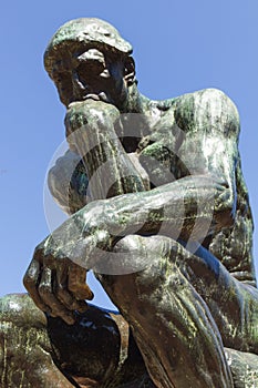 The Thinker by Rodin-second cast in the original cast and signed by Rodin himself. Buenos Aires, Argentina