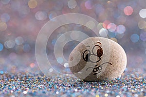 The Thinker stone emoji