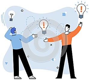 Thinking differently. The thinking differently metaphor is compass guiding you to innovation