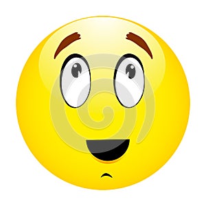 Thinking emoticon smiley