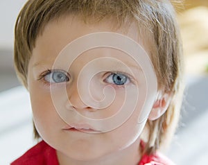 Thinking little girl